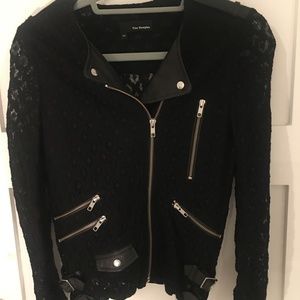 The KOOPLES lace motorcycle jacket